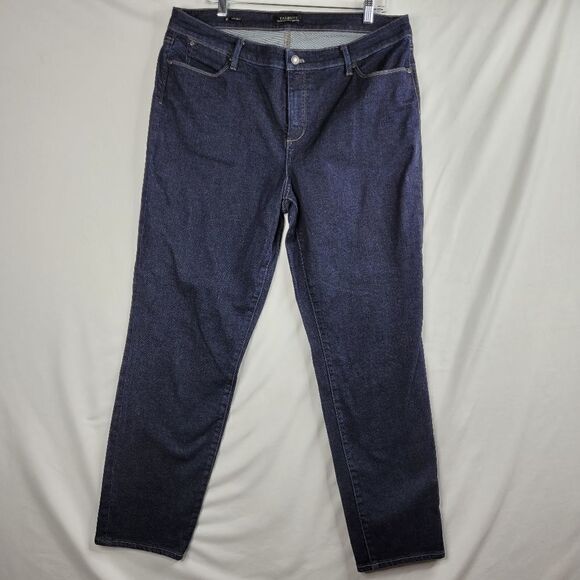 NEW 16 TALBOTS slim ankle Flawless 5 pocket dark wash JEANS 1X NWOT - Picture 11 of 11